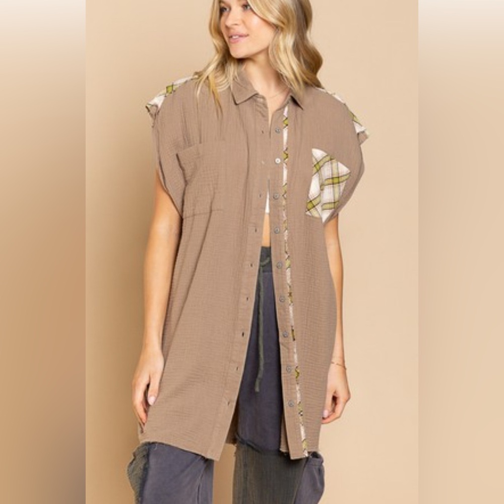 Taupe Vest
